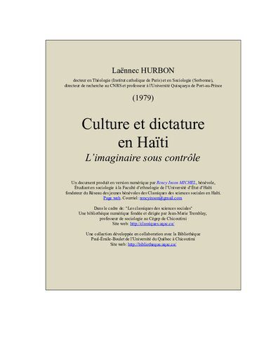 خرید و دانلود نسخه کامل کتاب Culture et dictature en Haïti. L’imaginaire sous contrôle_68e36435a291a.jpeg خرید و دانلود نسخه کامل کتاب Culture et dictature en Haïti. L’imaginaire sous contrôle