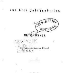 خرید و دانلود نسخه کامل کتاب Culturstudien aus drei Jahrhunderten