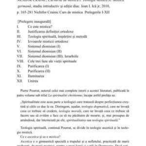 خرید و دانلود نسخه کامل کتاب Curs de mistica, Prelegerile I-XII