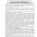 خرید و دانلود نسخه کامل کتاب Принципи юридичної відповідальності за порушення виборчого законодавства України