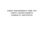 خرید و دانلود نسخه کامل کتاب تلخيص كتاب الحس و المحسوس.Averrois Cordubensis Compendia librorum Aristotelis qui Parva naturalia vocantur