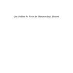 خرید و دانلود نسخه کامل کتاب Das Problem des Ich in der Phänomenologie Husserls