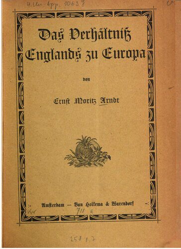 خرید و دانلود نسخه کامل کتاب Das Verhältnis Englands zu Europa_68f7256b40ac2.jpeg خرید و دانلود نسخه کامل کتاب Das Verhältnis Englands zu Europa