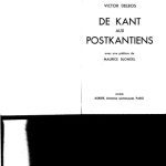 خرید و دانلود نسخه کامل کتاب De Kant aux postkantiens