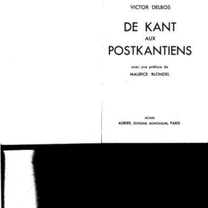 خرید و دانلود نسخه کامل کتاب De Kant aux postkantiens