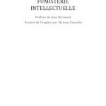 خرید و دانلود نسخه کامل کتاب De la fumisterie intellectuelle