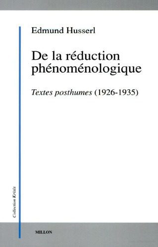 خرید و دانلود نسخه کامل کتاب De la réduction phénoménologique: textes posthumes (1926-1935)_68fc7fc695905.jpeg خرید و دانلود نسخه کامل کتاب De la réduction phénoménologique: textes posthumes (1926-1935)