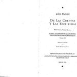 خرید و دانلود نسخه کامل کتاب De las cuentas y las escrituras