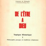 خرید و دانلود نسخه کامل کتاب De l’être à Dieu – Topique Historique I – Philosophie grecque et traditions religieuses