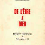 خرید و دانلود نسخه کامل کتاب De l’Être à Dieu – Topique historique II – Philosophie et foi.pdf
