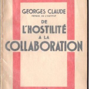 خرید و دانلود نسخه کامل کتاب De l’hostilité à la collaboration