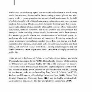 خرید و دانلود نسخه کامل کتاب Democracy and Media Decadence