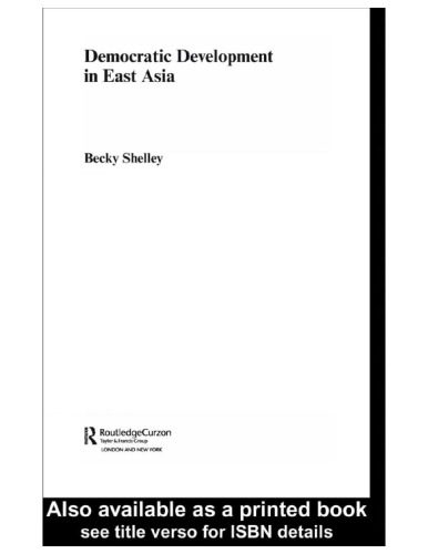 خرید و دانلود نسخه کامل کتاب Democratic Development in East Asia_68f7dd276faf7.jpeg خرید و دانلود نسخه کامل کتاب Democratic Development in East Asia