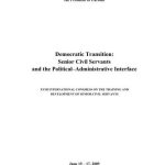 خرید و دانلود نسخه کامل کتاب Democratic Transition. Senior Civil Servants and the Political-Administrative Inferface