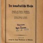 خرید و دانلود نسخه کامل کتاب Der demokratische Wahn. Zeugnisse aus England, Frankreich, den Vereinigten Staaten, Deutschland