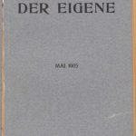 خرید و دانلود نسخه کامل کتاب Der Eigene: Mai 1905