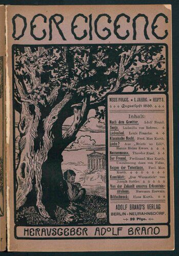 خرید و دانلود نسخه کامل کتاب Der Eigene: Neue Folge, 1. Jahrgang, Heft 3, Augustheft 1899_68e6b71f3af9b.jpeg خرید و دانلود نسخه کامل کتاب Der Eigene: Neue Folge, 1. Jahrgang, Heft 3, Augustheft 1899
