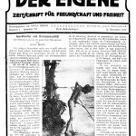 خرید و دانلود نسخه کامل کتاب Der Eigene: Zeitschrift für Freundschaft und Freiheit, Jahrgang VII