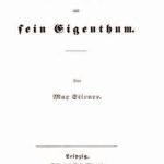 خرید و دانلود نسخه کامل کتاب Der Einzige und sein Eigentum