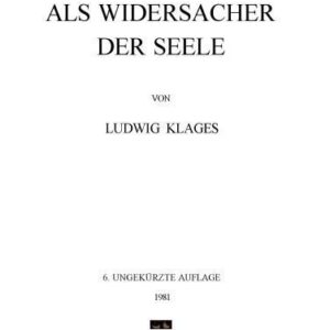 خرید و دانلود نسخه کامل کتاب Der Geist als Widersacher der Seele