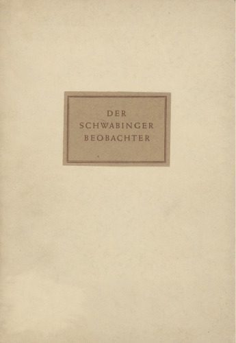 خرید و دانلود نسخه کامل کتاب Der Schwabinger Beobachter_68e69b359d846.jpeg خرید و دانلود نسخه کامل کتاب Der Schwabinger Beobachter