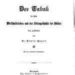 خرید و دانلود نسخه کامل کتاب Der Tabak in dem Wirtschaftsleben und der Sittengeschichte der Völker