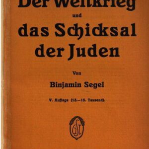 خرید و دانلود نسخه کامل کتاب Der Weltkrieg und das Schicksal der Juden