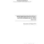 خرید و دانلود نسخه کامل کتاب Descomposición política y autoritarismo en el Perú