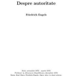خرید و دانلود نسخه کامل کتاب Despre autoritate