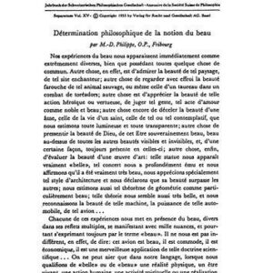خرید و دانلود نسخه کامل کتاب Détermination philosophique de la notion du beau