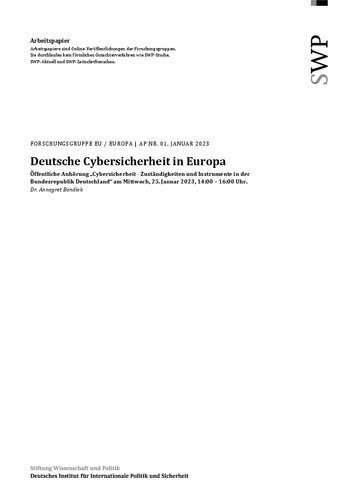 خرید و دانلود نسخه کامل کتاب Deutsche Cybersicherheit in Europa. Öffentliche Anhörung „Cybersicherheit – Zuständigkeiten und Instrumente in der Bundesrepublik Deutschland“_68f66abc61842.jpeg خرید و دانلود نسخه کامل کتاب Deutsche Cybersicherheit in Europa. Öffentliche Anhörung „Cybersicherheit – Zuständigkeiten und Instrumente in der Bundesrepublik Deutschland“