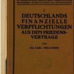 خرید و دانلود نسخه کامل کتاب Deutschlands finanzielle Verpflichtungen aus dem Friedensvertrage