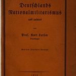 خرید و دانلود نسخه کامل کتاب Deutschlands Nationalmilitarismus und anderes