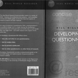خرید و دانلود نسخه کامل کتاب Developing a Questionnaire