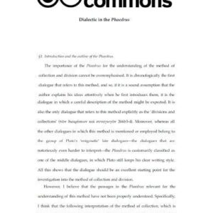 خرید و دانلود نسخه کامل کتاب Dialectic in the Phaedrus [Creative Commons Article]