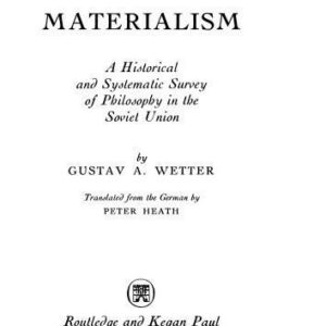 خرید و دانلود نسخه کامل کتاب Dialectical Materialism: A Historical and Systematic Survey of Philosophy in the Soviet Union