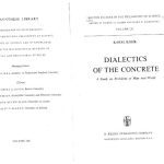 خرید و دانلود نسخه کامل کتاب Dialectics of the Concrete: A Study on Problems of Man and World