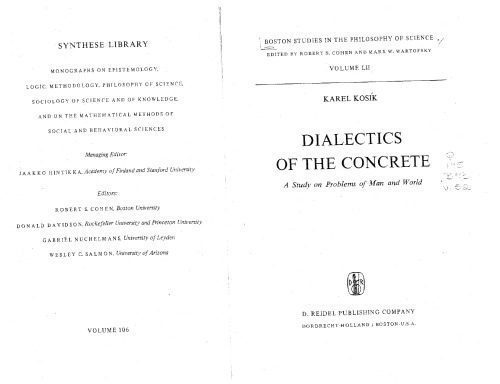 خرید و دانلود نسخه کامل کتاب Dialectics of the Concrete: A Study on Problems of Man and World_68fec599e8e69.jpeg خرید و دانلود نسخه کامل کتاب Dialectics of the Concrete: A Study on Problems of Man and World