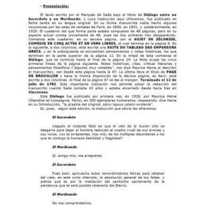 خرید و دانلود نسخه کامل کتاب Diálogo entre un sacerdote y un moribundo