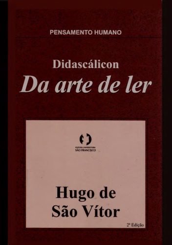 خرید و دانلود نسخه کامل کتاب Didascálicon: da arte de ler_68fc7b2739c03.jpeg خرید و دانلود نسخه کامل کتاب Didascálicon: da arte de ler