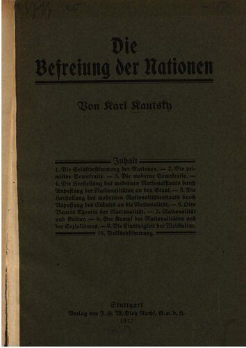 خرید و دانلود نسخه کامل کتاب Die Befreiung der Nationen_68e89f2220484.jpeg خرید و دانلود نسخه کامل کتاب Die Befreiung der Nationen