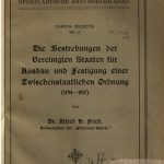 خرید و دانلود نسخه کامل کتاب Die Bestrebungen der Vereinigten Staaten für Ausbau und Festigung einer zwischenstaatlichen Ordnung (1794-1917)