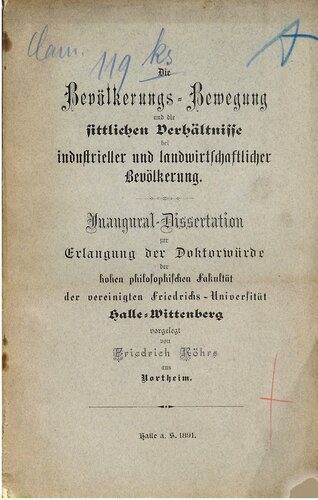 خرید و دانلود نسخه کامل کتاب Die Bevölkerungs-Bewegung und die sittlichen Verhältnisse bei industrieller und landwirtschaftlicher Bevölkerung_68f81f92dc8c1.jpeg خرید و دانلود نسخه کامل کتاب Die Bevölkerungs-Bewegung und die sittlichen Verhältnisse bei industrieller und landwirtschaftlicher Bevölkerung
