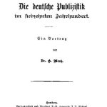 خرید و دانلود نسخه کامل کتاب Die deutsche Publizistik im siebzehnten Jahrhundert