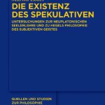 خرید و دانلود نسخه کامل کتاب Die Existenz des Spekulativen: Untersuchungen zur neuplatonischen Seelenlehre und zu Hegels Philosophie des subjektiven Geistes