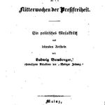 خرید و دانلود نسخه کامل کتاب Die Flitterwochen der Preßfreiheit : Ein Mosaikbild aus leitenden Artikeln
