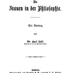 خرید و دانلود نسخه کامل کتاب Die Frauen in der Philosophie. Ein Vortrag