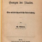 خرید و دانلود نسخه کامل کتاب Die Grenzen der Staaten; eine militärisch-politische Untersuchung