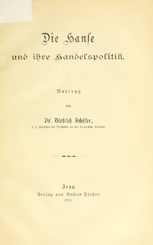 خرید و دانلود نسخه کامل کتاب Die Hanse und ihre Handelspolitik_68f7317f80ef1.jpeg خرید و دانلود نسخه کامل کتاب Die Hanse und ihre Handelspolitik