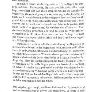 خرید و دانلود نسخه کامل کتاب Die Herausforderung des Negativen : Zwischen Sinnverlangen und Sinnentzug